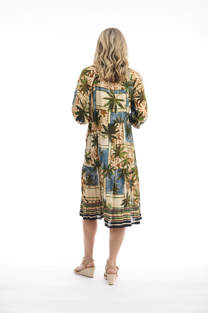 Women's Dresses | Allard Layers Puff Sleeve Dress | ORIENTIQUE