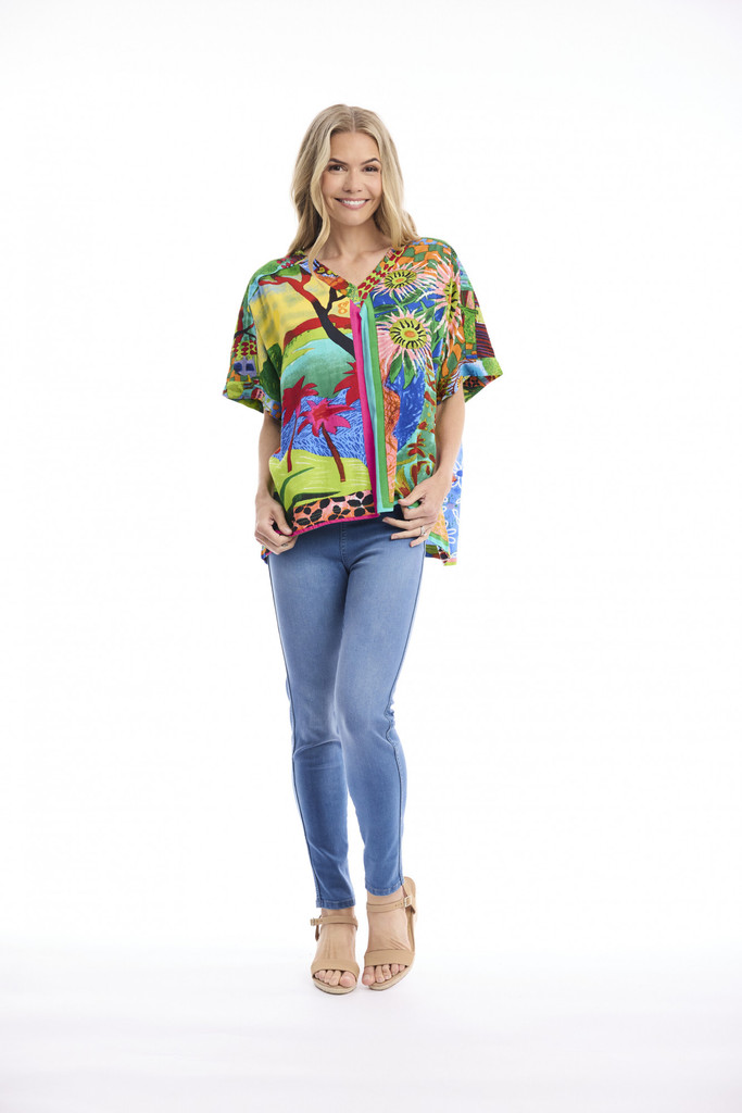 Women's Top | Le Moulin Oversize Top | ORIENTIQUE