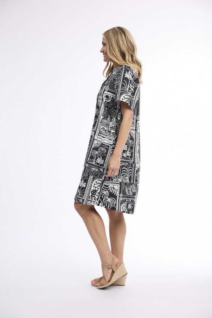 Women's Dresses | Pampellone Pleated Dress | ORIENTIQUE