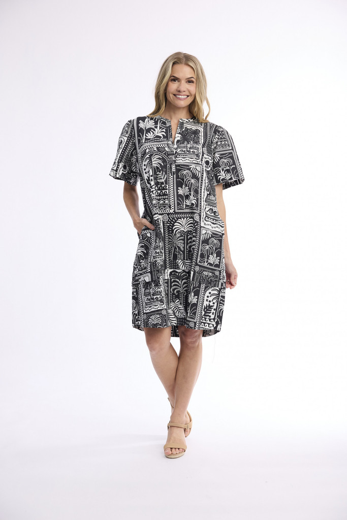 Women's Dresses | Pampellone Pleated Dress | ORIENTIQUE