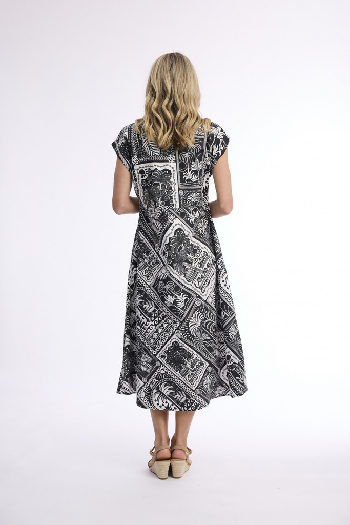 Women's Dresses | Pampellone Cap Sleeve Dress | ORIENTIQUE