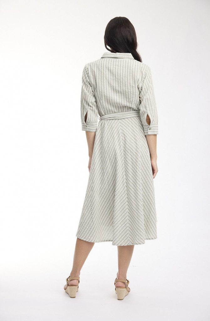 Women's Dresses | Calcutta Collar Pockets Dress | ORIENTIQUE