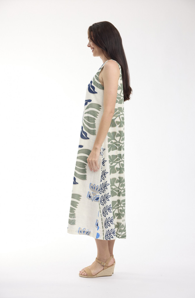 Women's Dresses | Liberte Midi Sleeveless Dress | ORIENTIQUE
