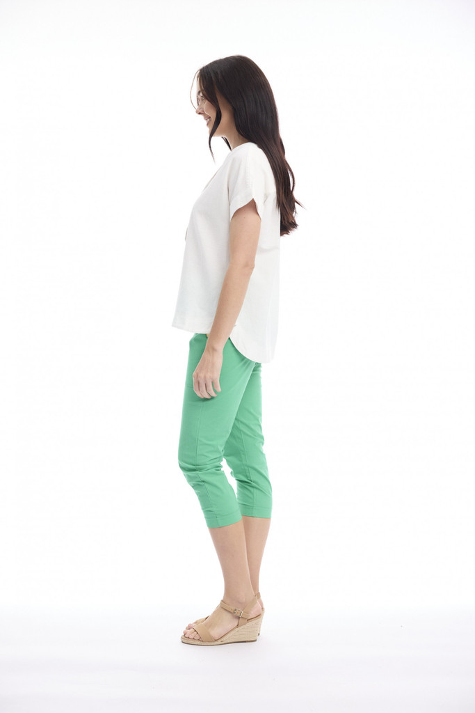 Women's Pants |  Bangalene Capri Pant | ORIENTIQUE