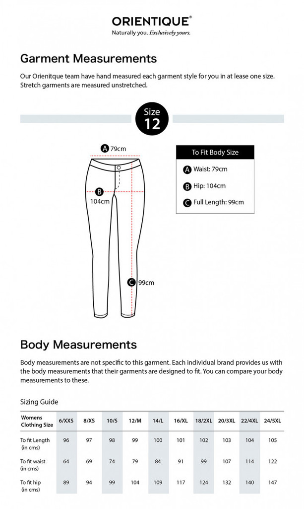 Women's Pants |  Bangalene Fashion Long Pant | ORIENTIQUE