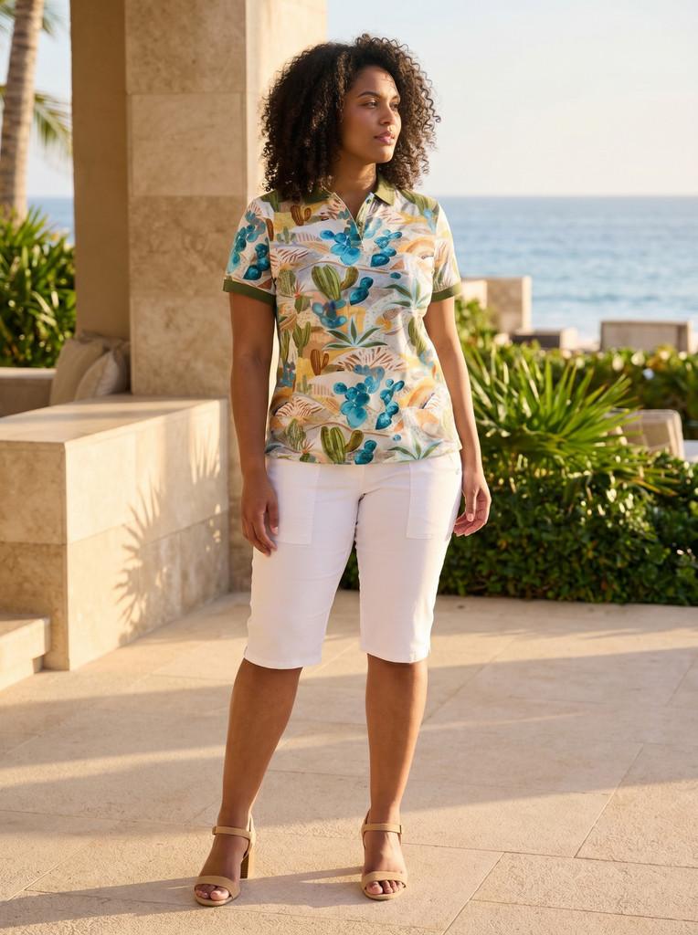 Women's Top | V T-Shirt  | ORIENTIQUE