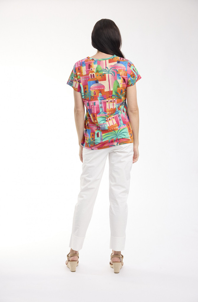 Women's Top | V T-Shirt  | ORIENTIQUE