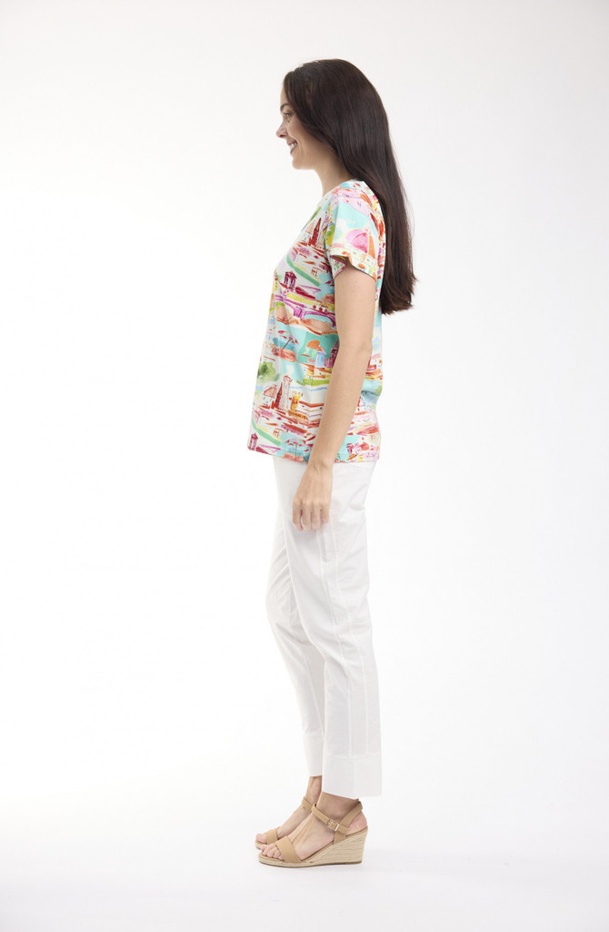 Women's Top | V T-Shirt  | ORIENTIQUE
