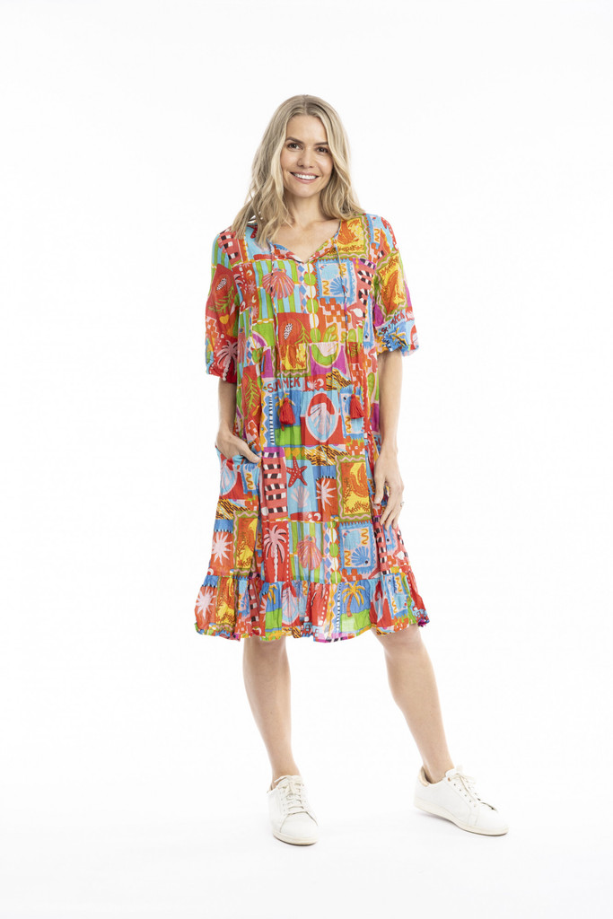 Women's Dresses | Charli Tassel Tie Dress | ONE SUMMER