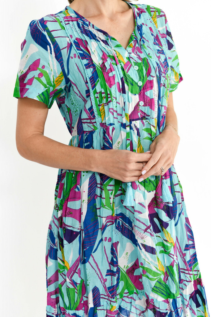 Women's Dresses | Colette V Neck Tassel Dress | ONE SUMMER