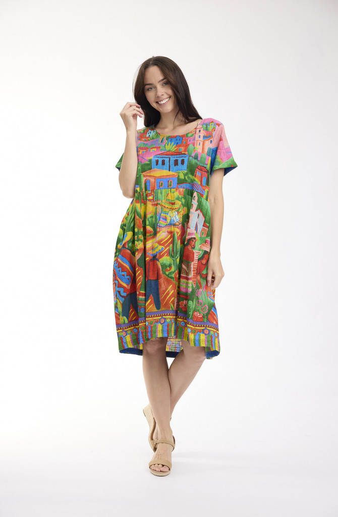 Women's Dresses | Citadelle Boxy Dress | ORIENTIQUE