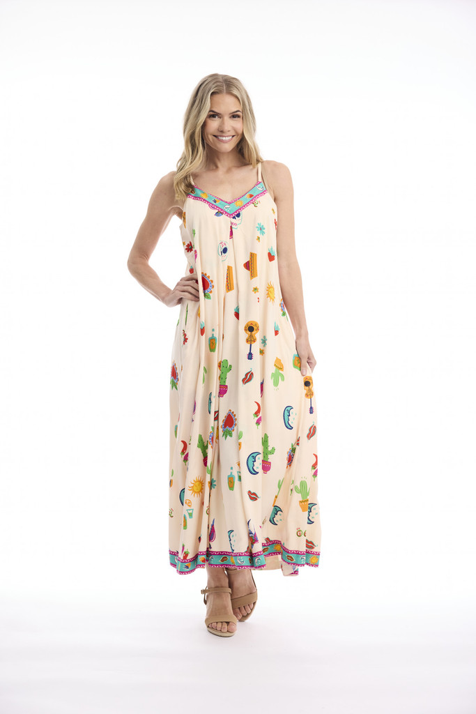 Women's Dresses | Citadelle Strappy Midi Dress | ORIENTIQUE