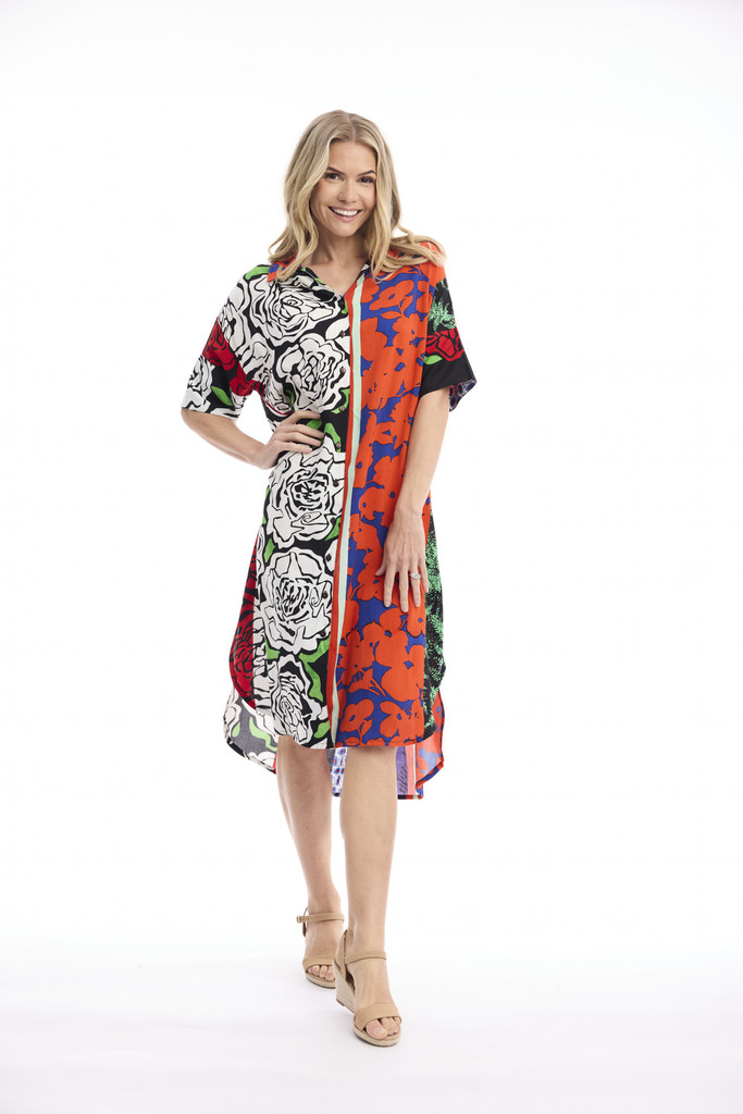 Women's Dresses | Menton Shirt Dress | ORIENTIQUE