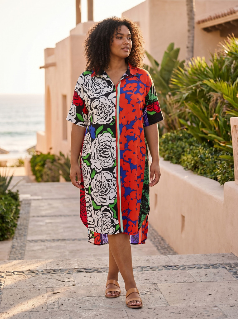 Women's Dresses | Menton Shirt Dress | ORIENTIQUE