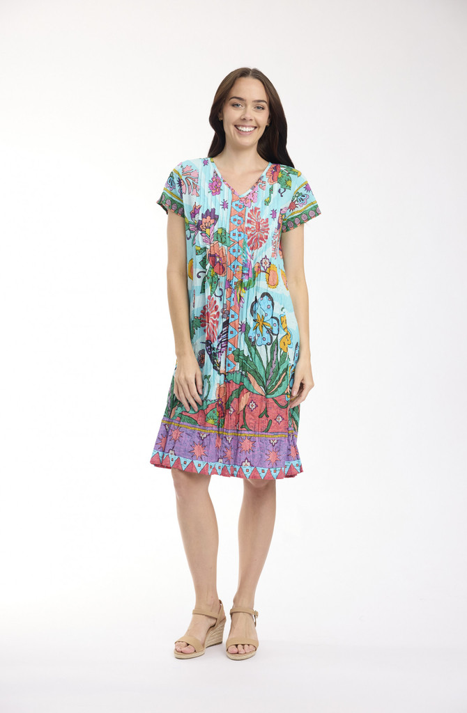 Women's Dresses | Provence Easy Fit Dress | ORIENTIQUE