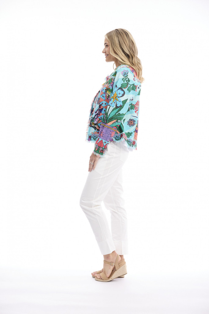 Women's Dresses | Provence Fringe Jacket  | ORIENTIQUE