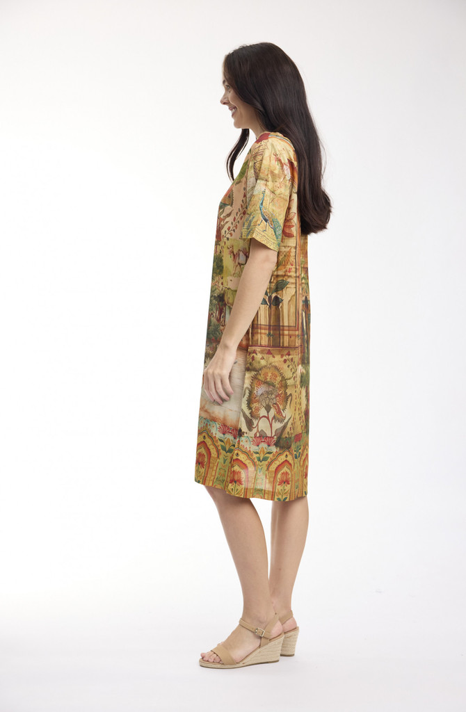 Women's Dresses | Digital Shift Dress | ORIENTIQUE