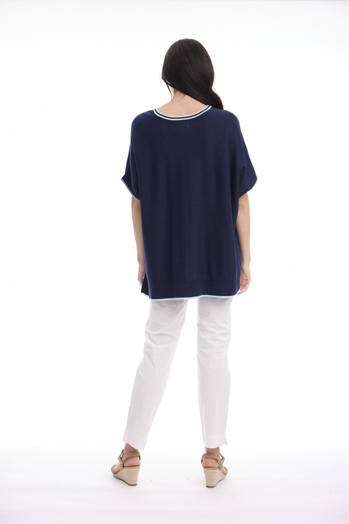 Women's Top | Knit Boxy Top | ORIENTIQUE