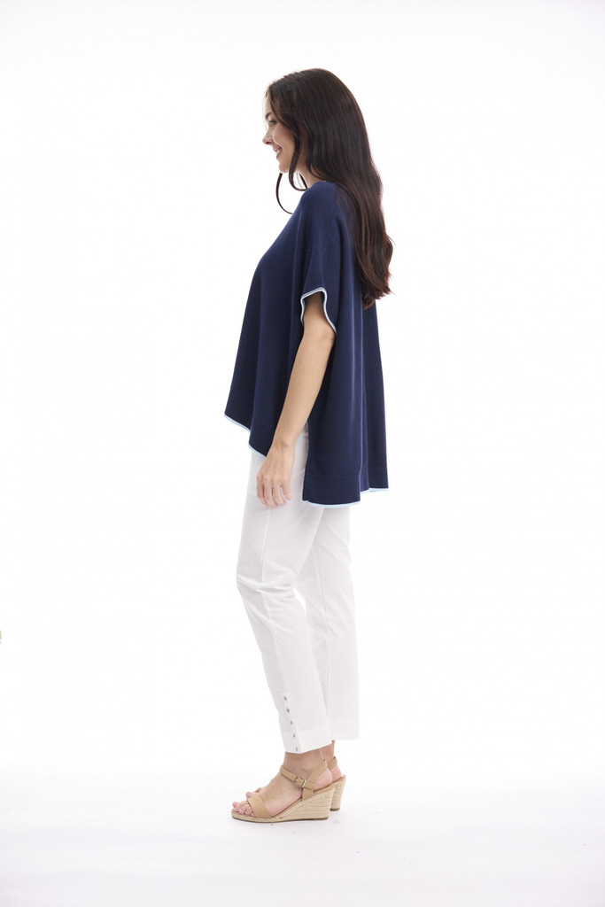Women's Top | Knit Boxy Top | ORIENTIQUE