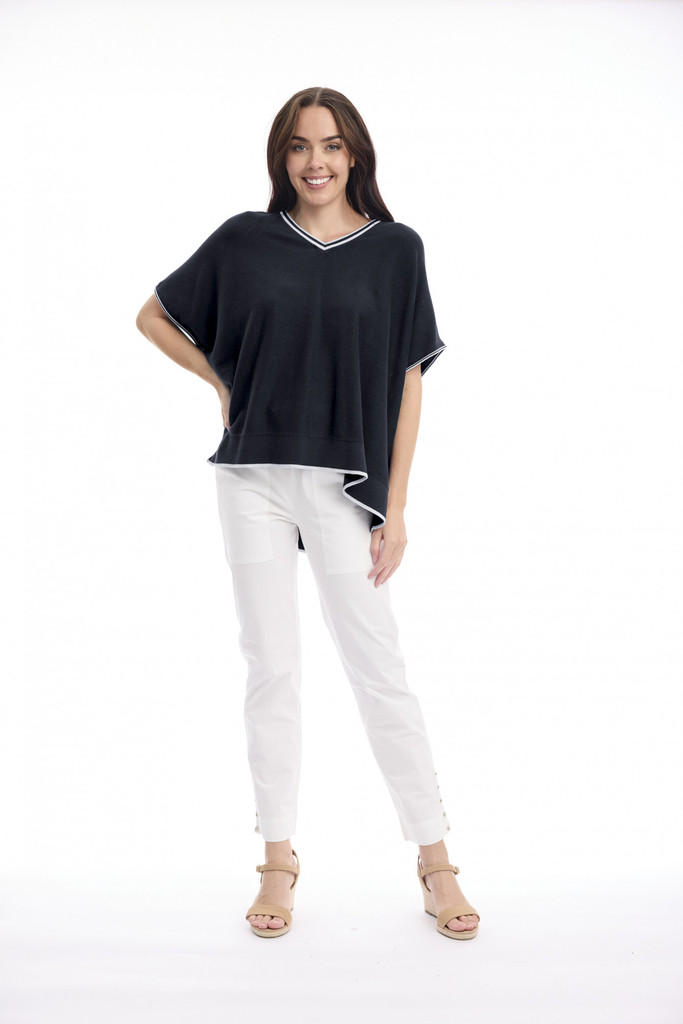 Women's Top | Knit Boxy Top | ORIENTIQUE