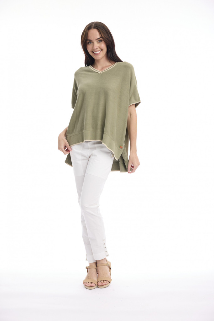 Women's Top | Knit Boxy Top | ORIENTIQUE
