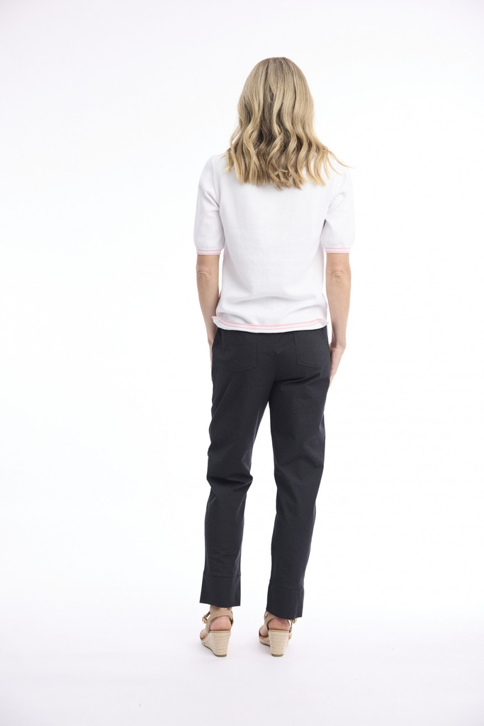 Women's Top | Knit Short Sleeve Top | ORIENTIQUE