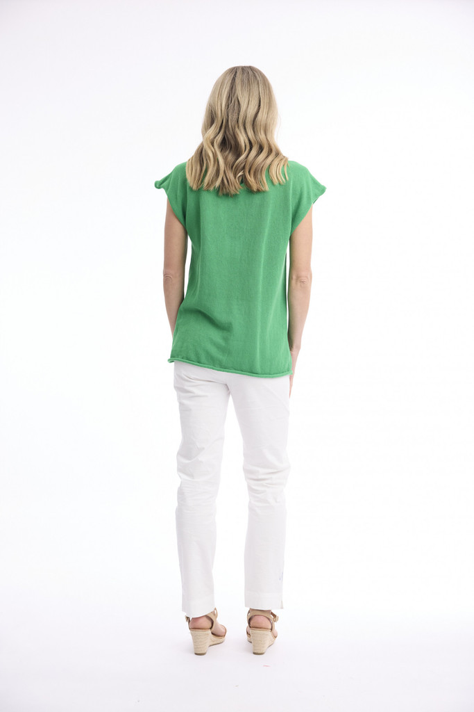 Women's Top | Knit Boatneck Top | ORIENTIQUE