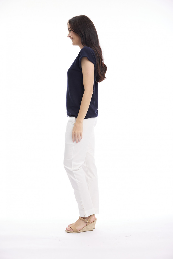 Women's Top | Knit Boatneck Top | ORIENTIQUE
