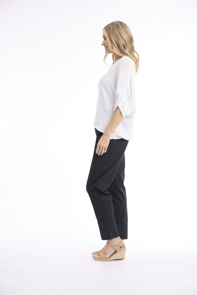 Women's Top | Knit Squareneck Top | ORIENTIQUE