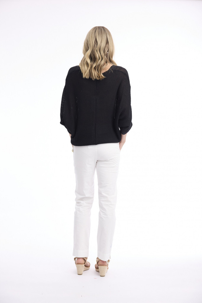 Women's Top | Knit Squareneck Top | ORIENTIQUE