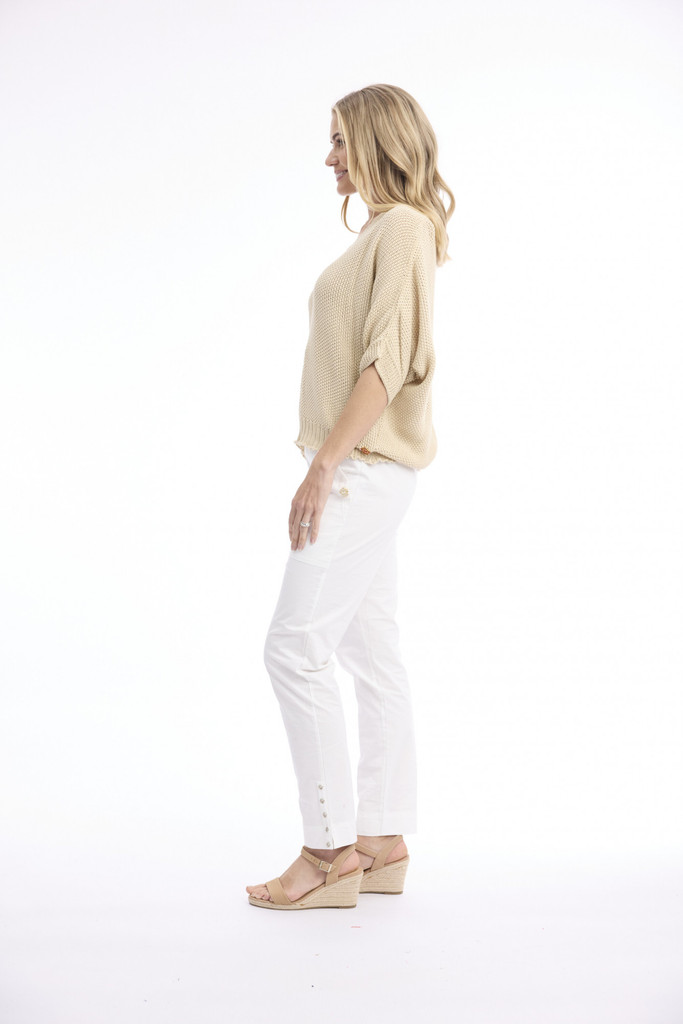 Women's Top | Knit Squareneck Top | ORIENTIQUE