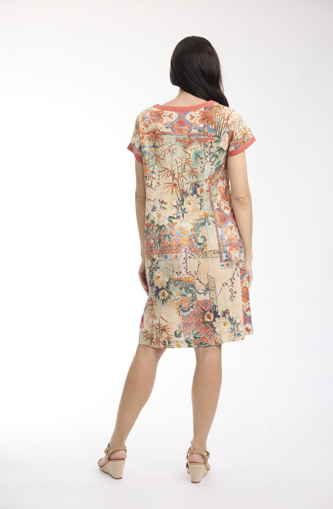 Women's Dresses | Gordes Patch Dress | ORIENTIQUE