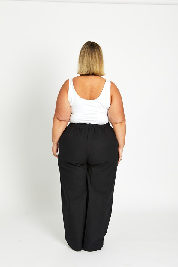 Black | Beau Drawstring Pant | Sundays Only