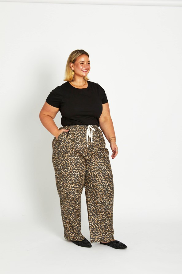 Leopard | Beau Drawstring Pant | Sundays Only