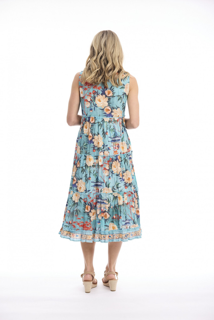 Women's Dresses | Gordes Layers Sleeveless Dress | ORIENTIQUE
