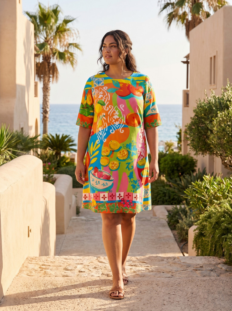 Women's Dresses | Mougins Contemporary Dress | ORIENTIQUE
