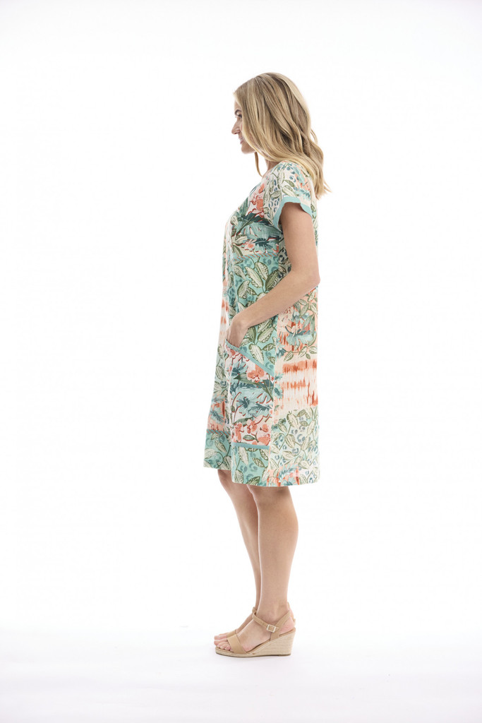 Women's Dresses | St Michiel Patch Dress | ORIENTIQUE