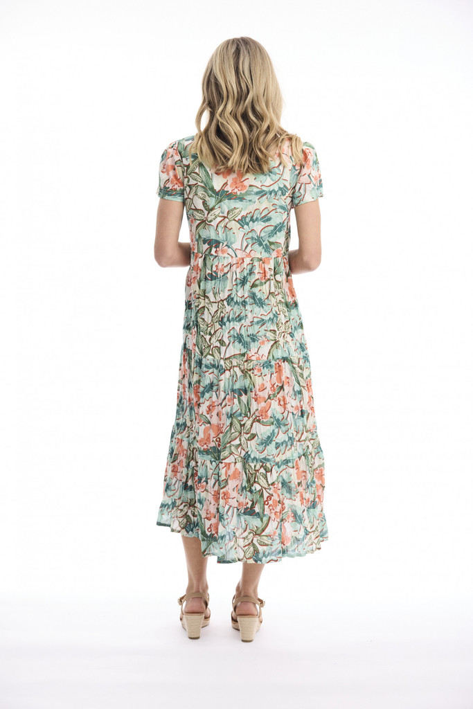 Women's Dresses | St Michiel Square Neckline Dress | ORIENTIQUE
