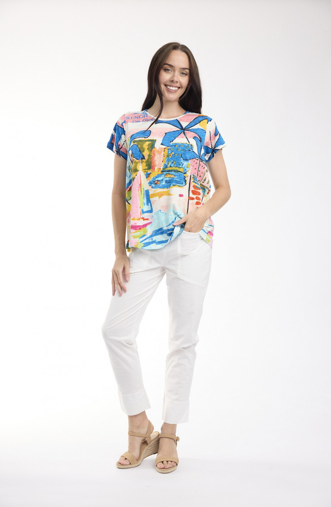 Women's Top | Contemporary Crew T-Shirt  | ORIENTIQUE