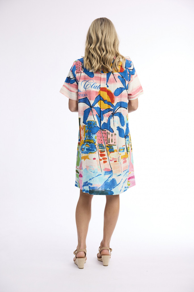 Women's Dresses | Boxy Collar Dress | ORIENTIQUE