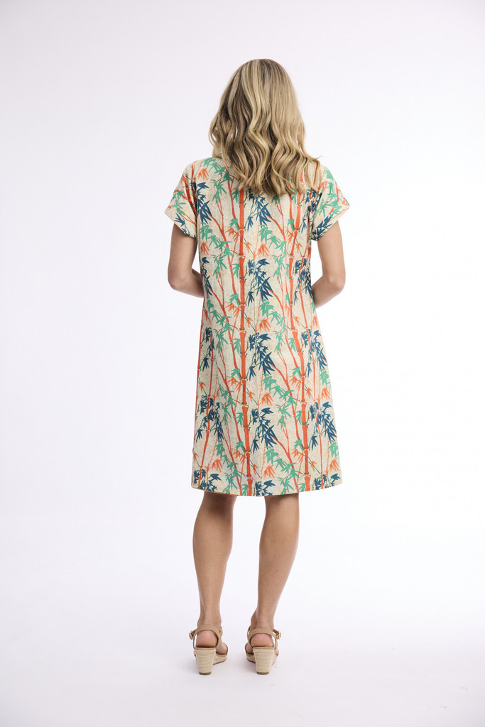 Women's Dresses | Garniers Reversible Short Sleeve Dress | ORIENTIQUE