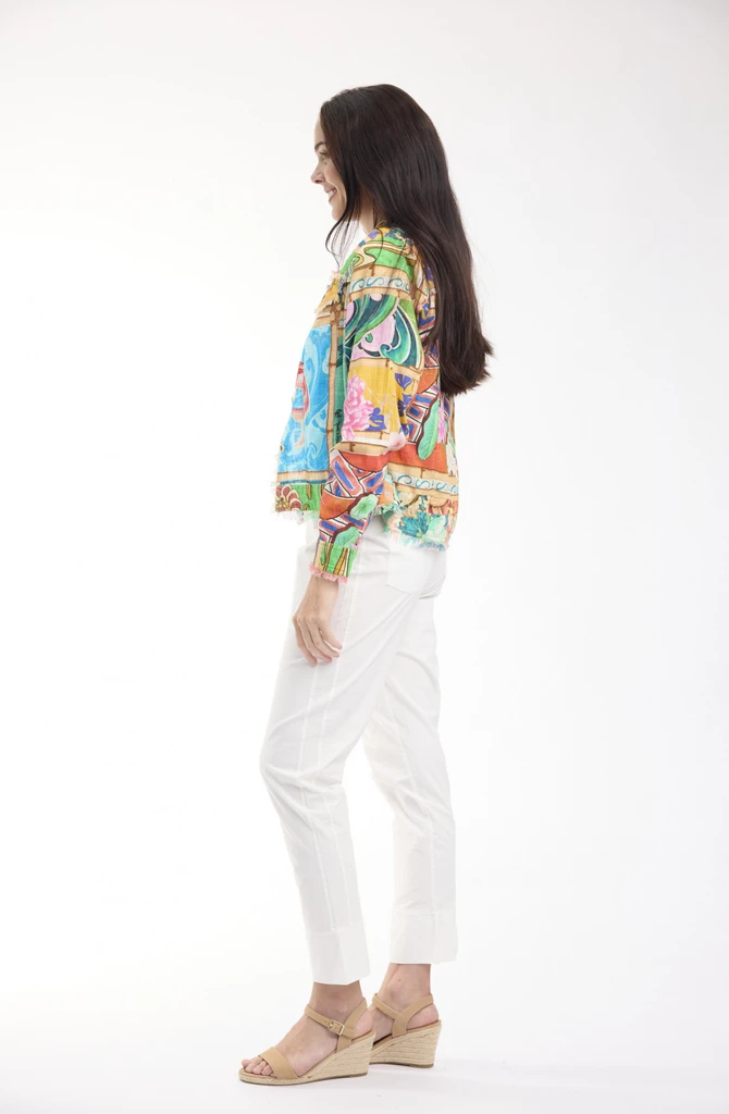 Women's Dresses | Garniers Fringe Jacket  | ORIENTIQUE