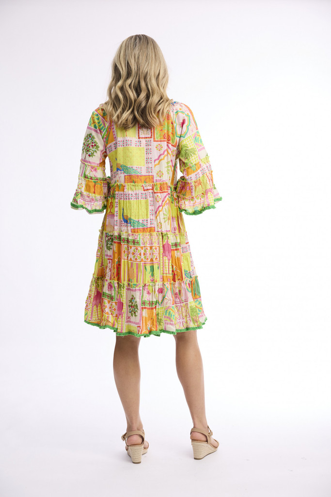 Women's Dresses | Gulnar Layers Dress | ORIENTIQUE