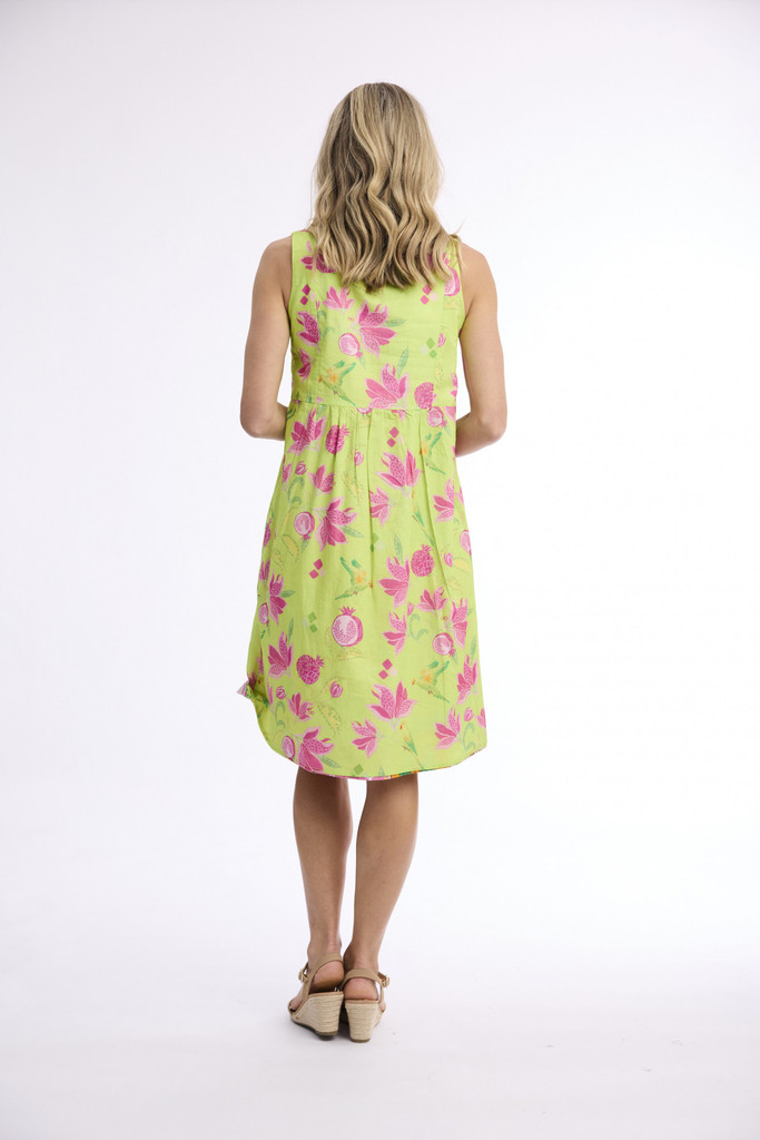 Women's Dresses | Gulnar Panel Sleeveless Reversible Dress | ORIENTIQUE