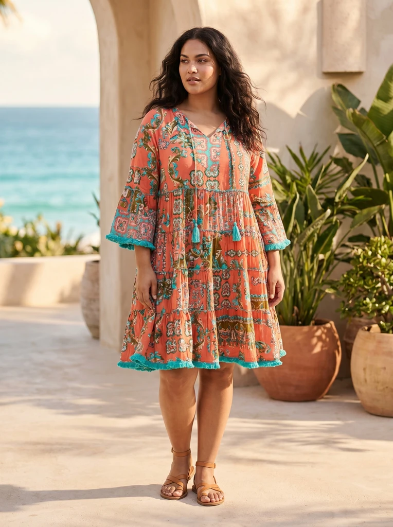 Women's Dresses | Sibili Layers Dress | ORIENTIQUE