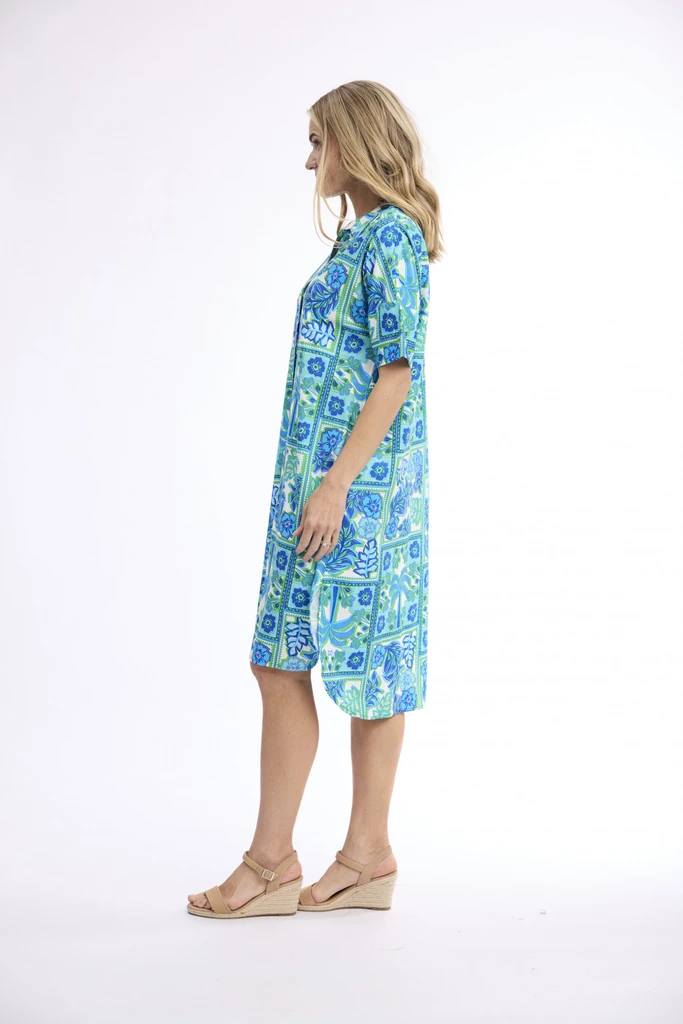 Women's Dresses | Vieux Port Shirt Dress | ORIENTIQUE