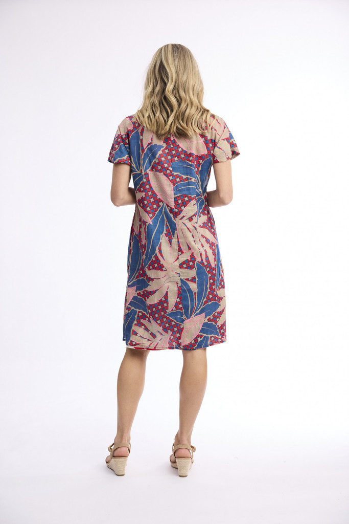 Women's Dresses | Cavailon Reversible Short Sleeve Dress | ORIENTIQUE