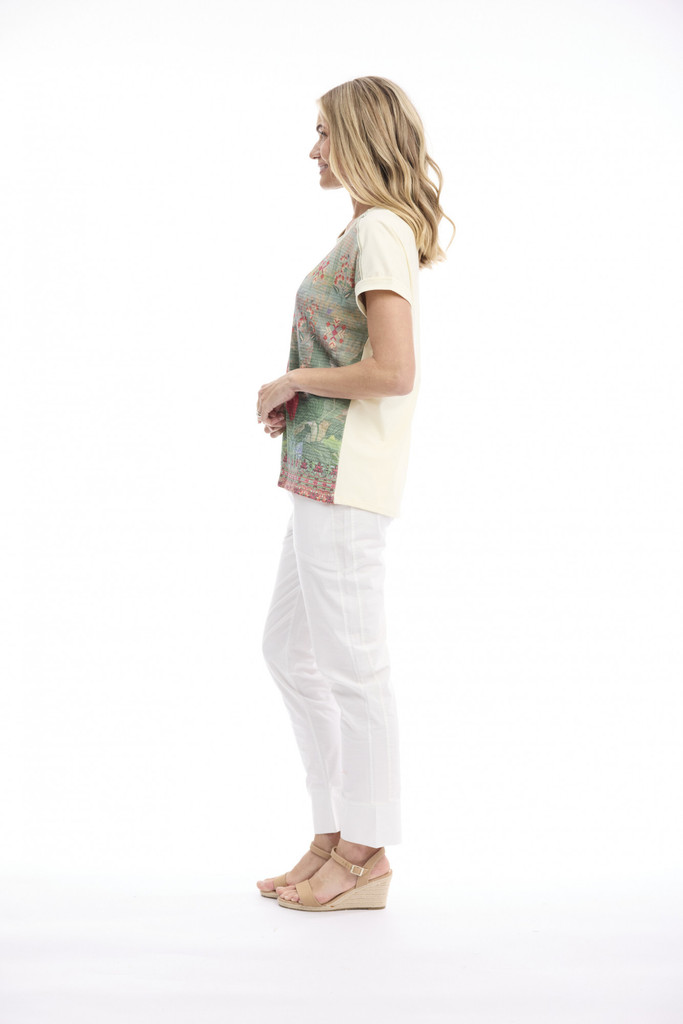 Women's Top | Digital Printed T-Shirt  | ORIENTIQUE
