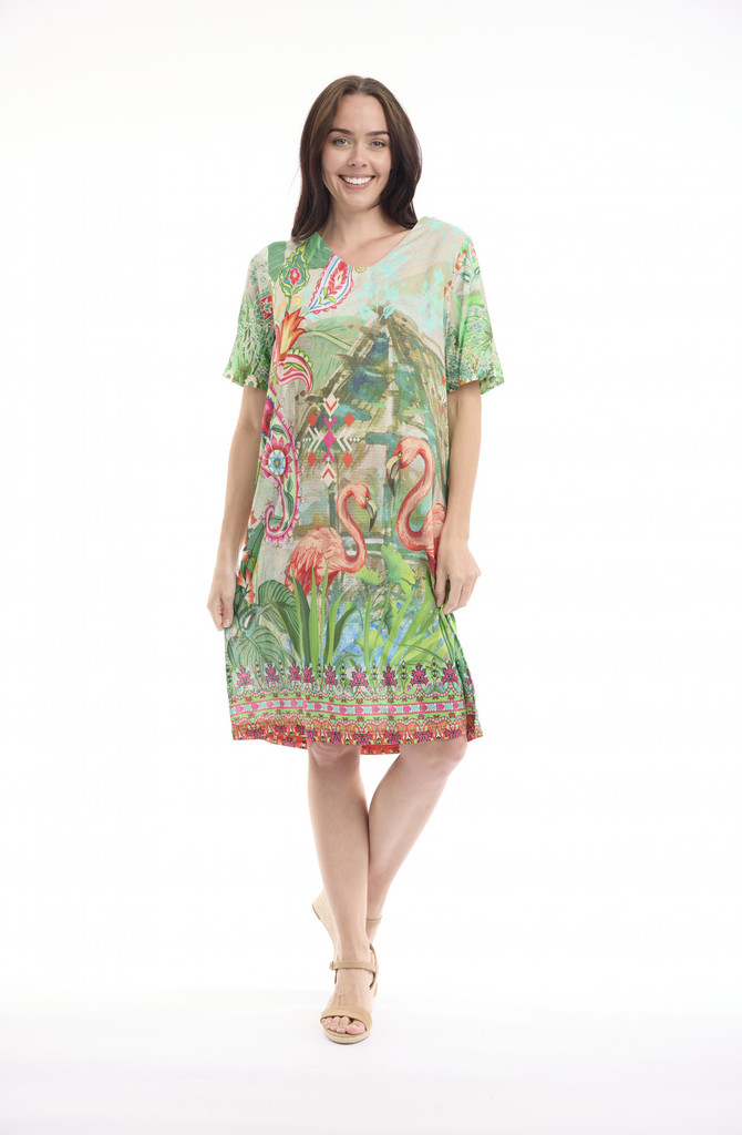 Women's Dresses | Digital Shift Dress | ORIENTIQUE