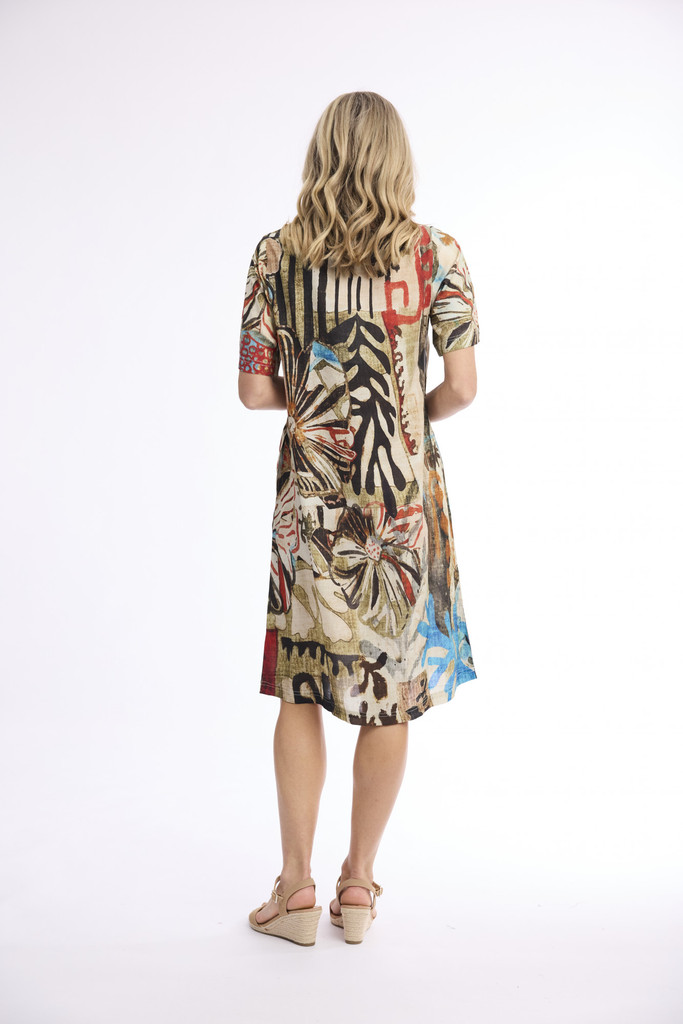Women's Dresses | Digital Shift Dress | ORIENTIQUE